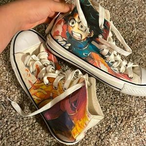 my hero academic shoes worn once 40 dollars size 250 asian, size 7.5 U.S.